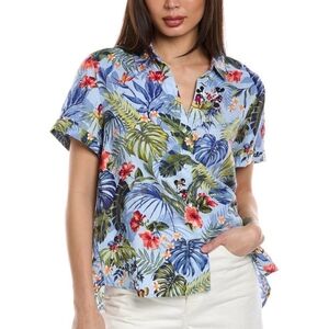 Tommy Bahama Blue Floral Button Down Shirt